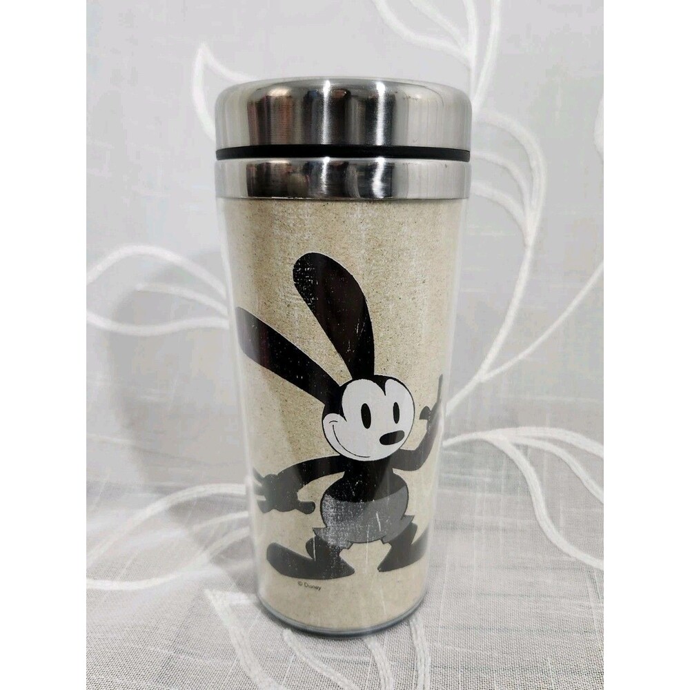 Disney Oswald The Lucky Rabbit Hot/Cold Tumbler Travel Mug HTF!